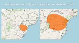 Previsão do Tempo: Brasil Enfrenta Calmarias e Tempestades em Regiões Opostas