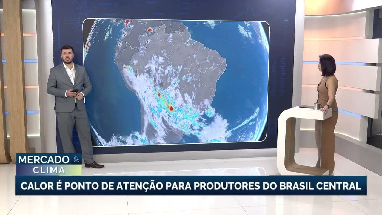 Frente fria traz chuvas e temperaturas elevadas, impactando lavouras de soja