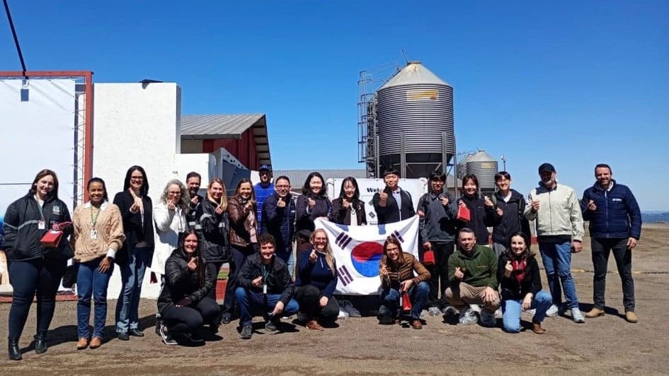 Coreia do Sul avalia cadeia produtiva de suínos no Rio Grande do Sul