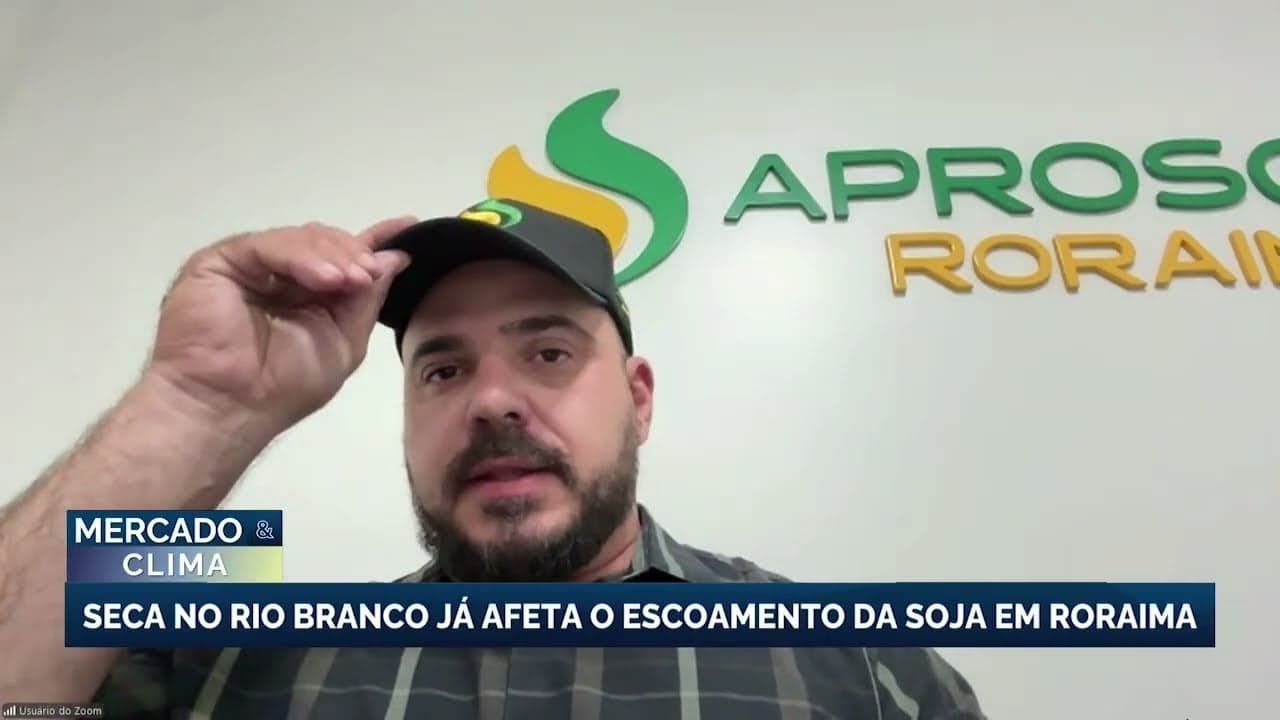 Seca em Roraima afeta escoamento da soja e preocupa produtores