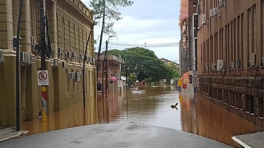 Rio Grande do Sul: alerta de inundação devido a cheias dos rios