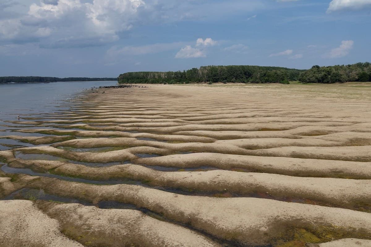 Crise climática provoca seca drástica em rios europeus
