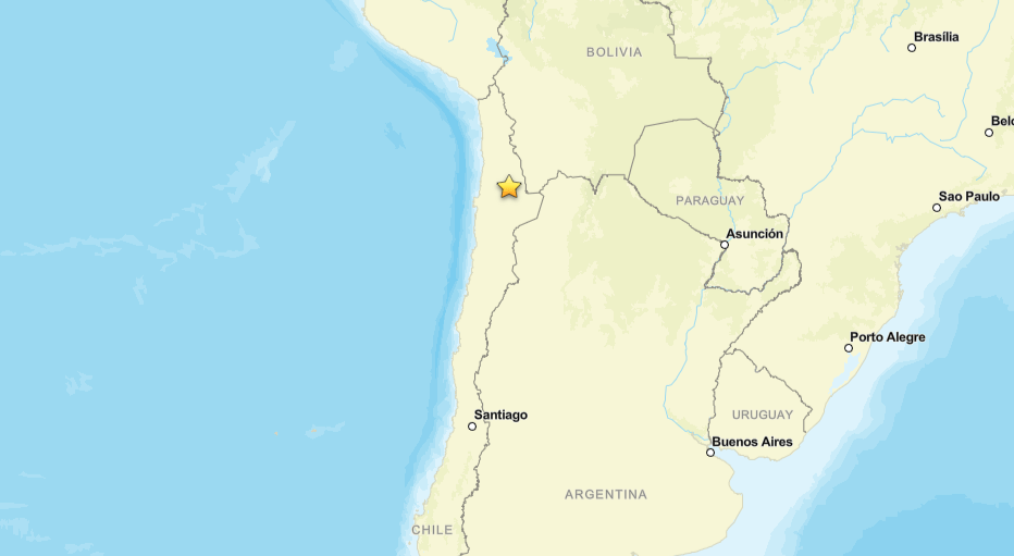 Terremoto de 6,7 atinge região norte do Chile sem danos registrados