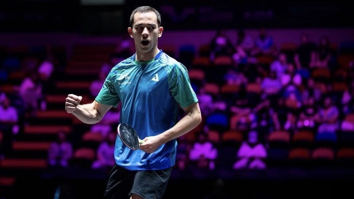 Hugo Calderano avança às oitavas do China Smash após vitória convincente