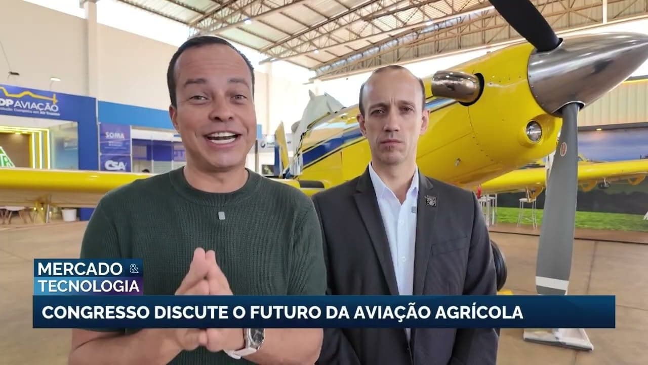 Aviação agrícola brilha em Congresso em Goiás com inovações