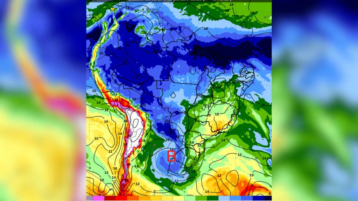 Frente fria traz queda de temperaturas e chuva a partir de quarta-feira