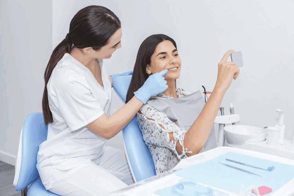 Mudanças na gengiva podem fazer dentes parecerem mais compridos com a idade