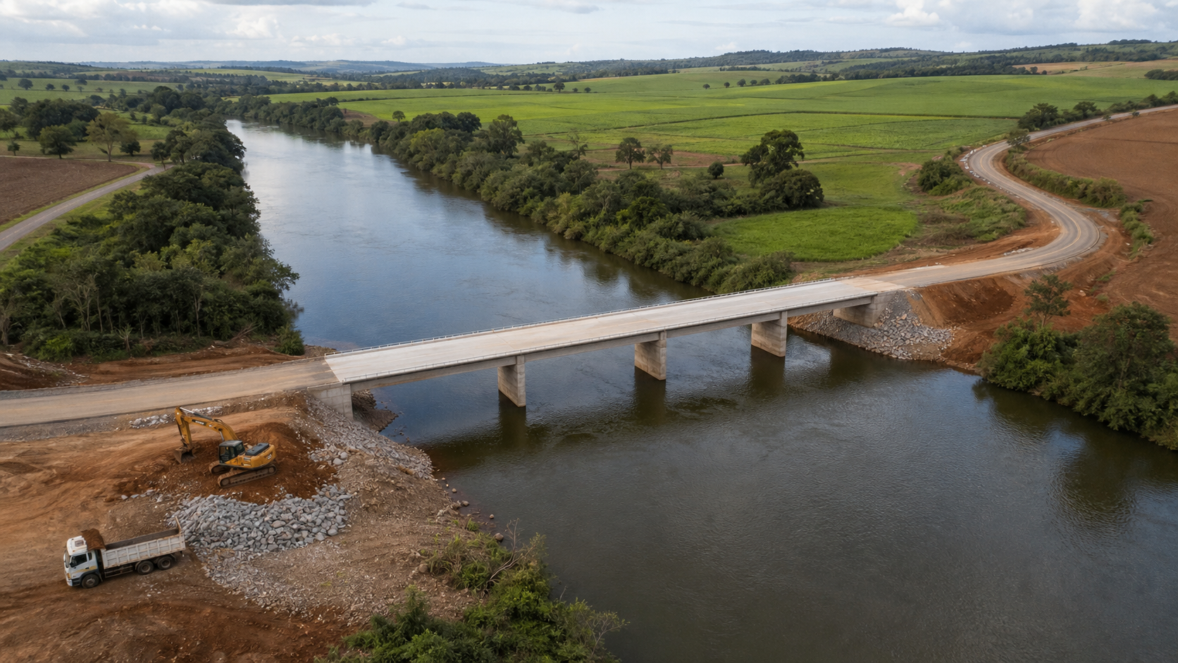 Ponte sobre o Rio Ivaí vai reduzir trajeto entre Jardim Alegre e Grandes Rios