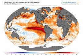 Aquecimento Recorde no Oceano Pacífico Impacta Clima Global