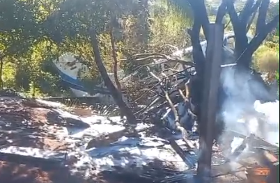 Avião com carga milionária cai e é saqueado em Minga Guazú