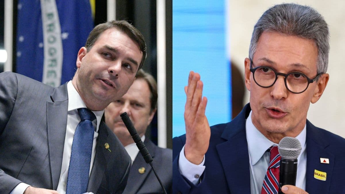 Romeu Zema descarta candidatura a vice com Flávio Bolsonaro