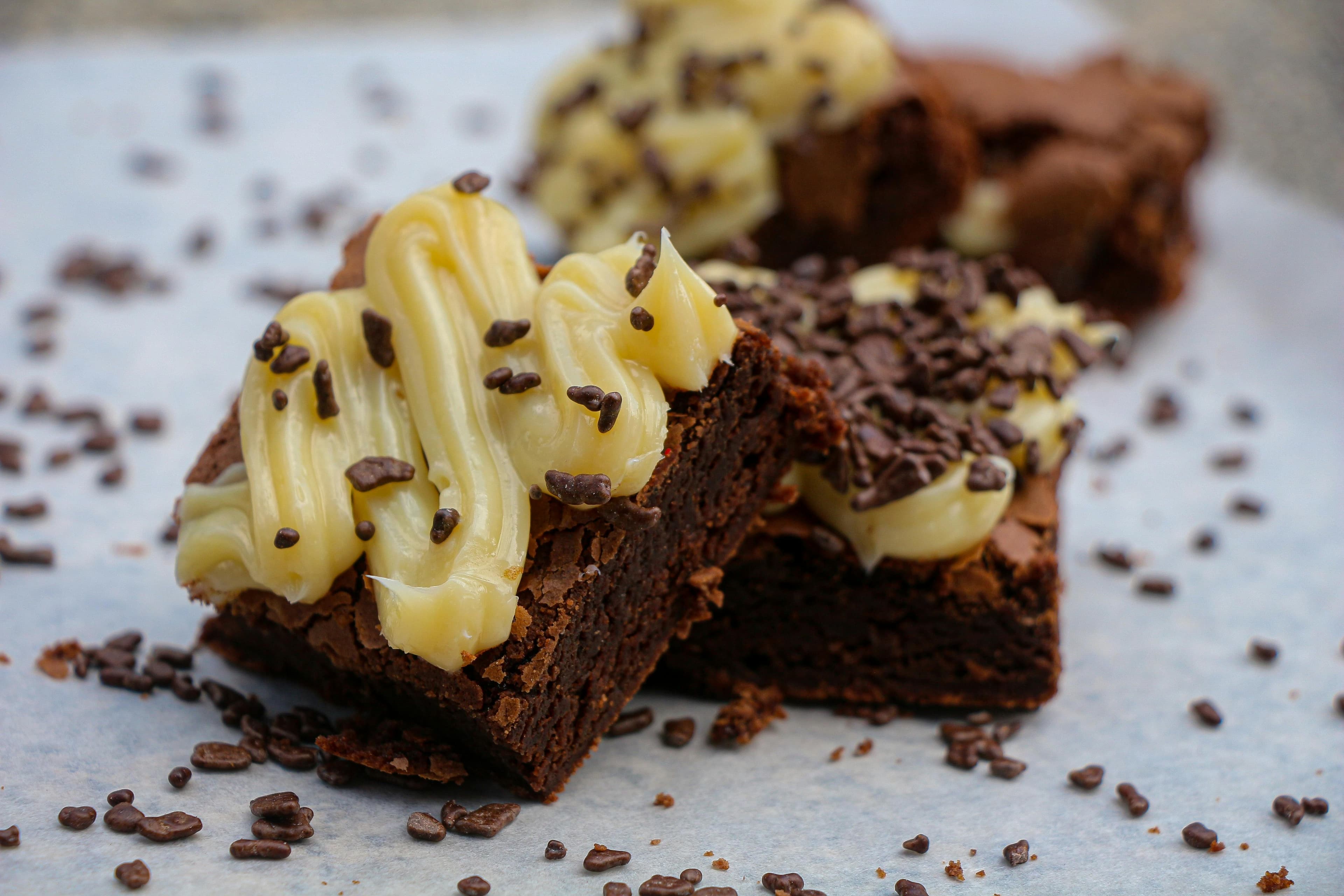 Brownie com brigadeiro branco: uma receita especial para o Dia das Mães
