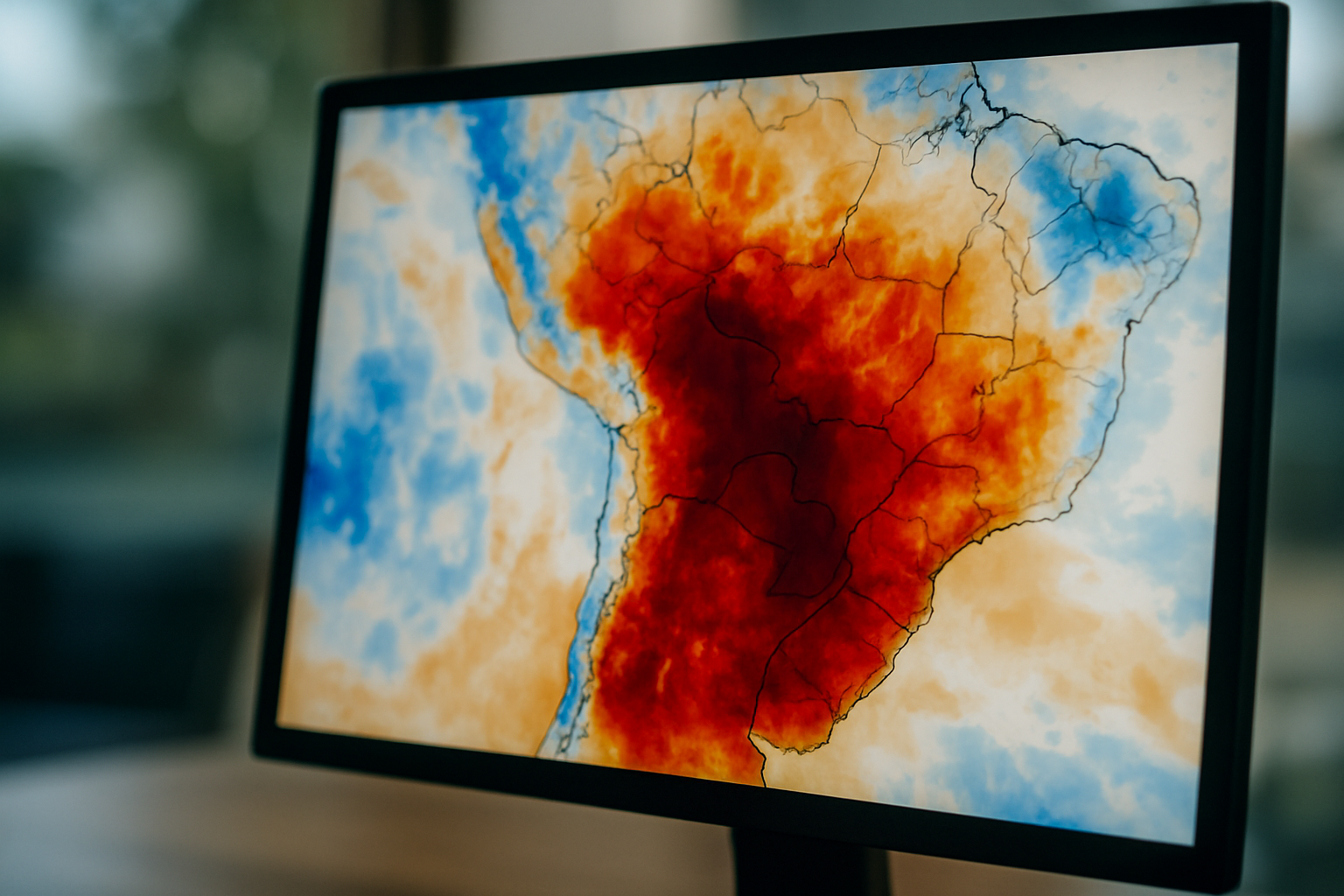 Onda de Calor Atípica Atinge Brasil e América do Sul no Início do Outono