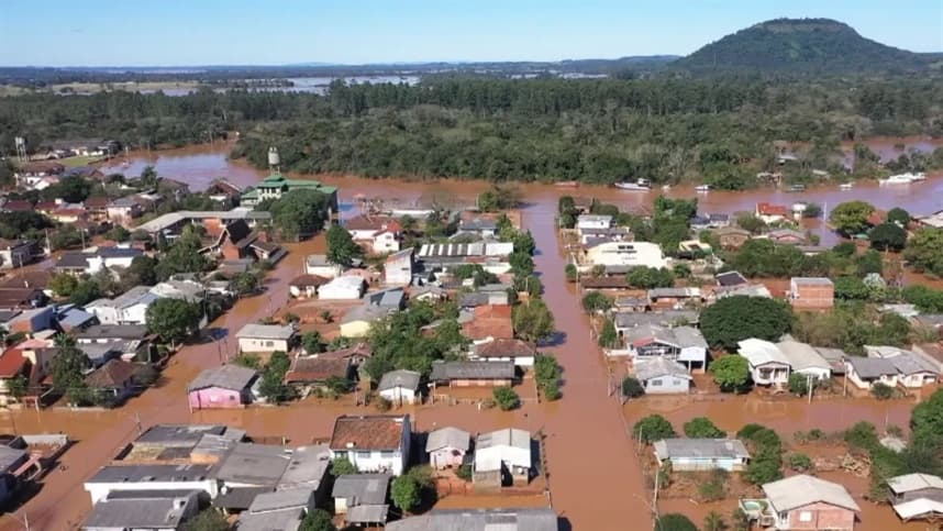 Chuvas intensas afetam 218 municípios no Rio Grande do Sul