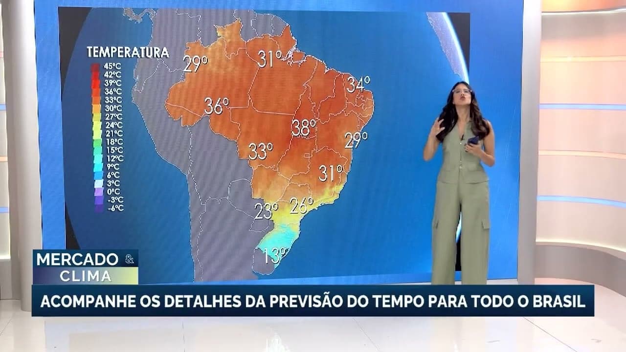 Temperaturas baixas e risco de geada no Sul do Brasil
