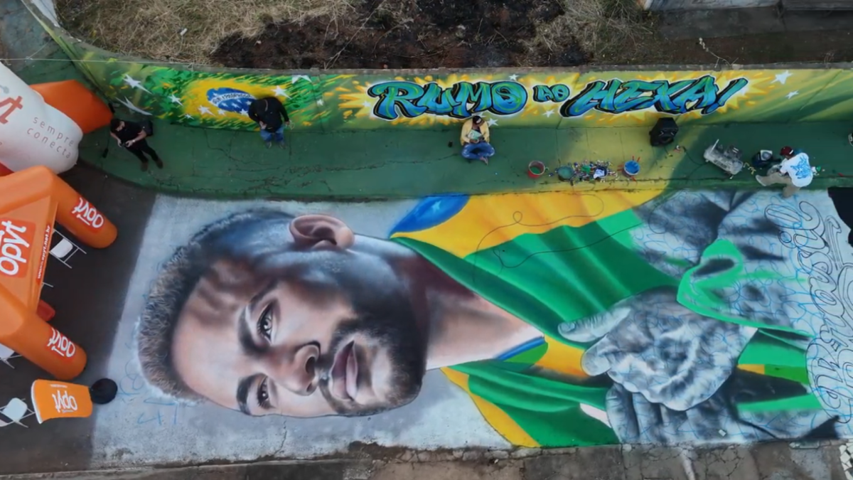 Seleção Brasileira inicia jornada no Mundial com ruas enfeitadas