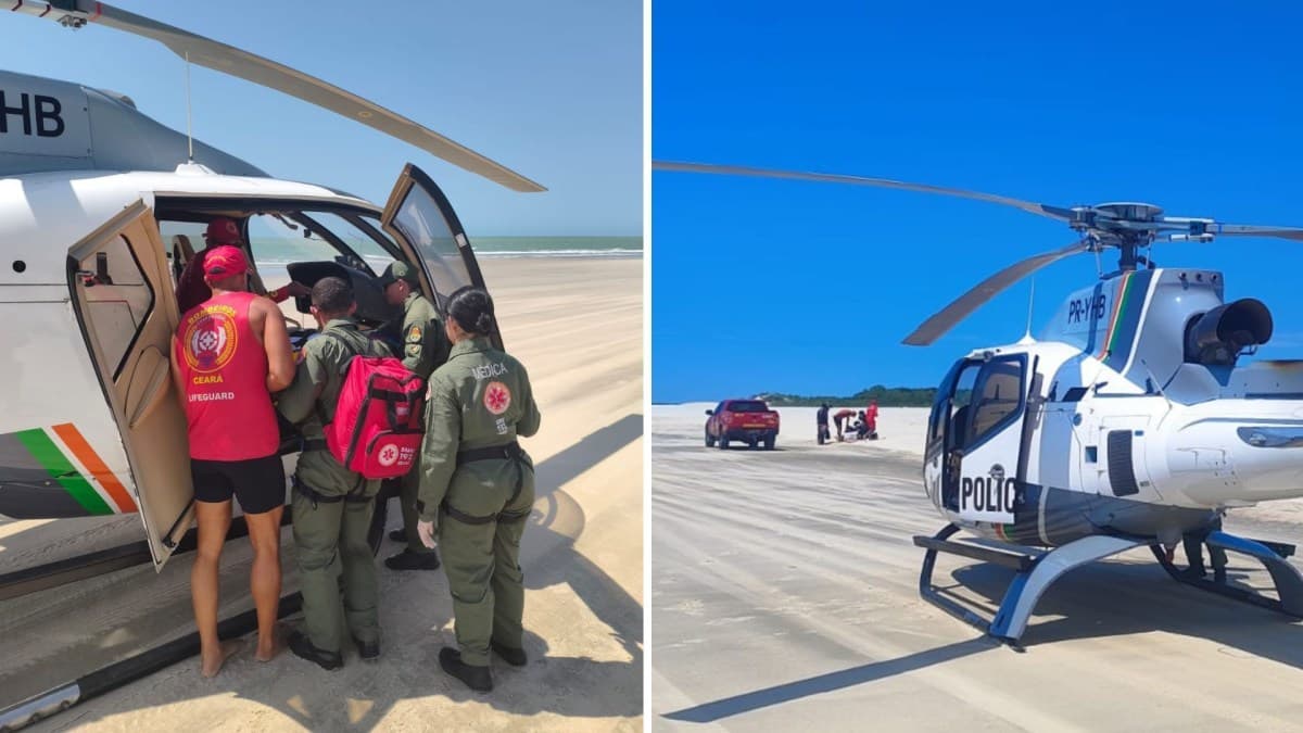 Turista de São Paulo é resgatada após acidente com quadriciclo no Ceará