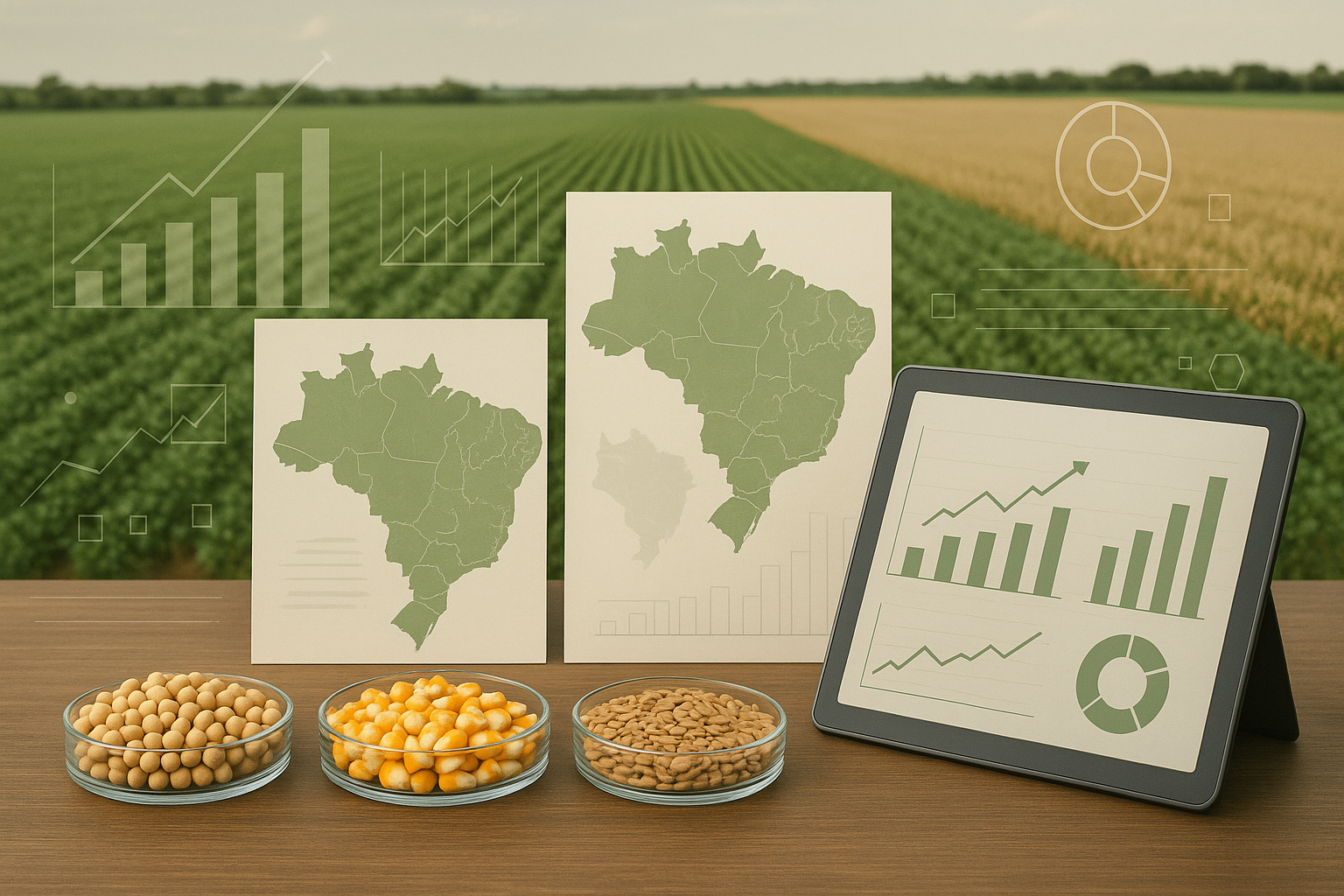 Conab revelará resultados da Safra de Grãos 2025/2026 nesta quinta-feira