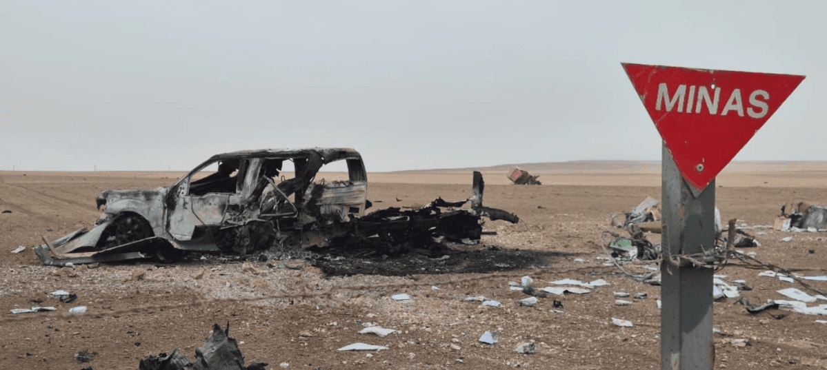 Caminhonete explode em campo minado na fronteira do Chile com o Peru