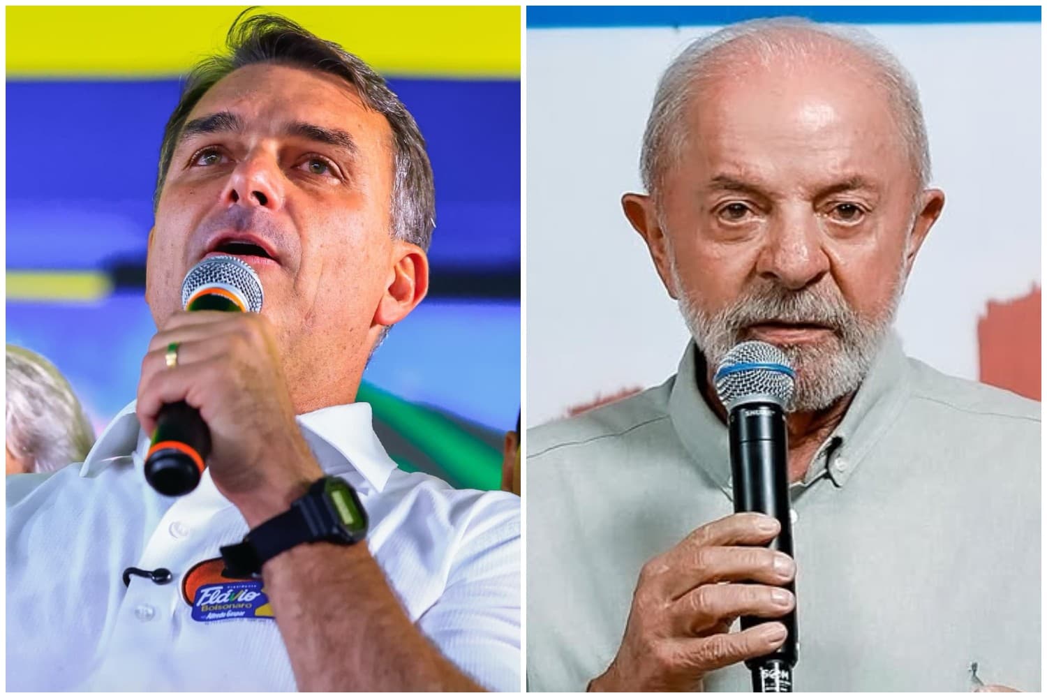 Pesquisas apontam Flávio Bolsonaro e Lula como líderes em diferentes estados