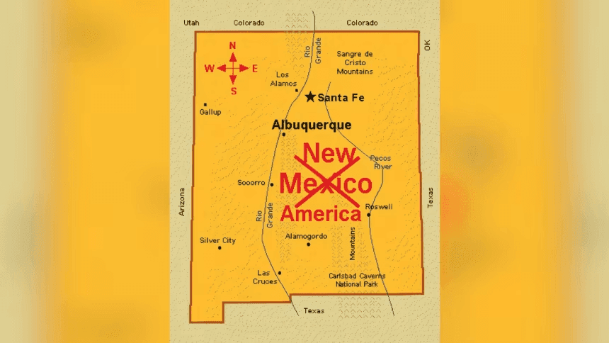 Trump sugere renomear Novo México para 'Nova América'