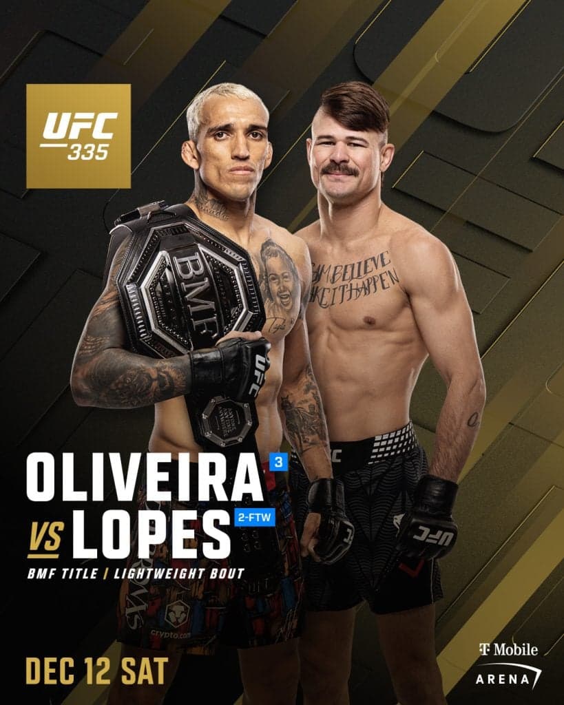 UFC 335 tem combates principais definidos com brasileiros em destaque