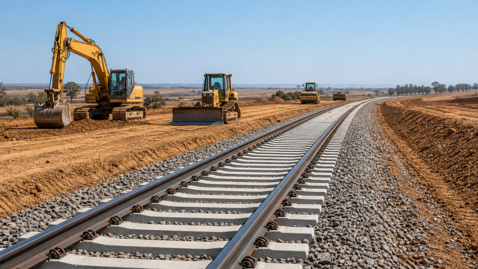 Ferrovia FICO inicia instalação de trilhos com conclusão prevista para 2028
