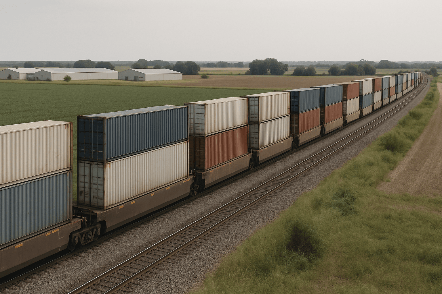Brado Logística transporta 468,8 mil toneladas com trens double stack