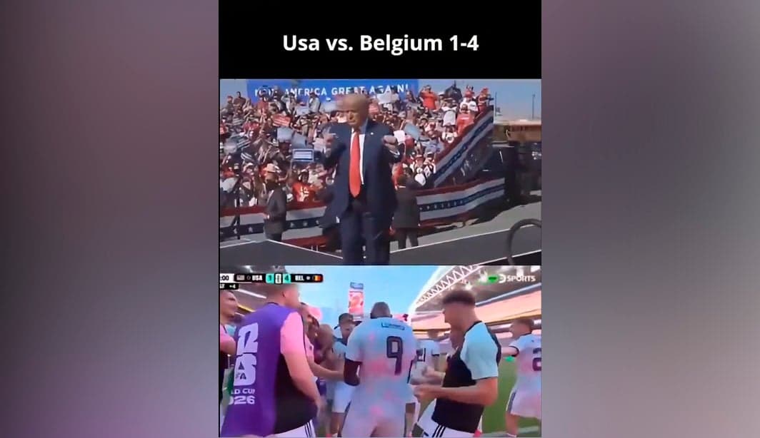 Bélgica provoca Trump após vitória sobre EUA na Copa do Mundo