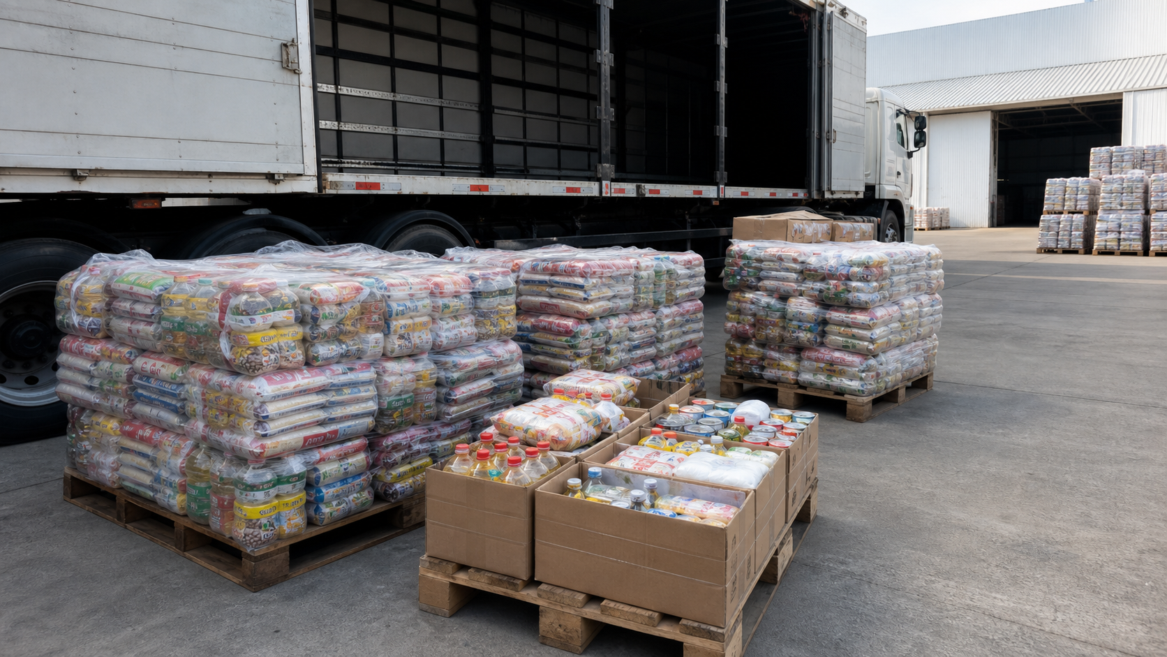Ceagesp recebe 49 toneladas de alimentos para cozinhas solidárias