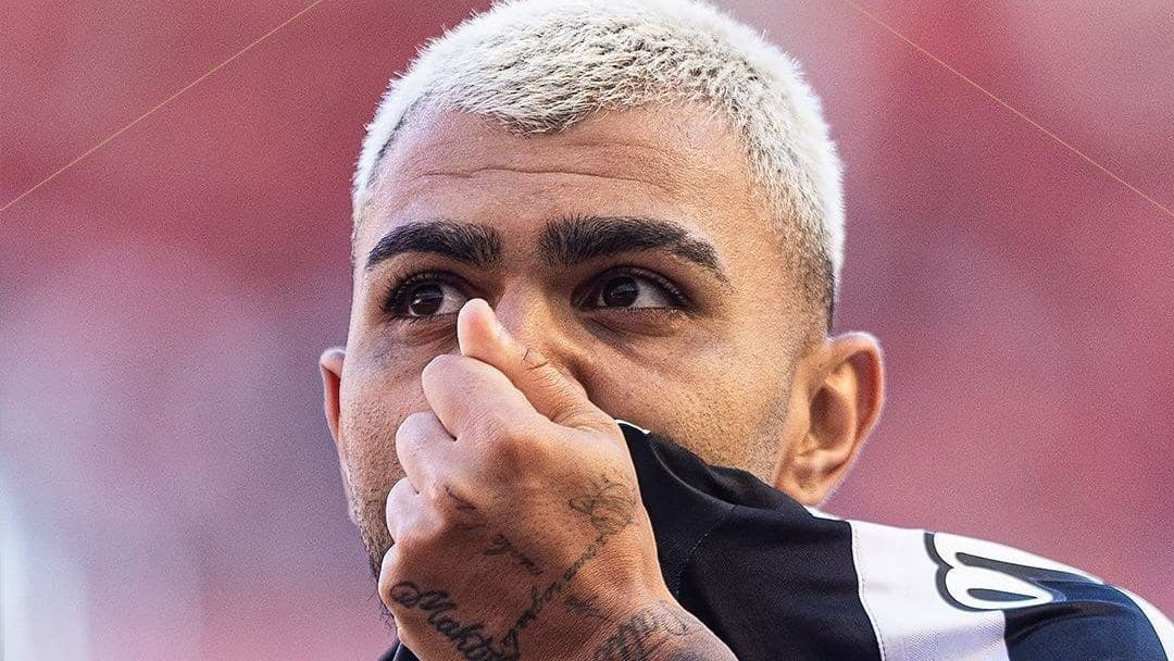 Gabigol lamenta eliminação do Santos na Copa Sul-Americana