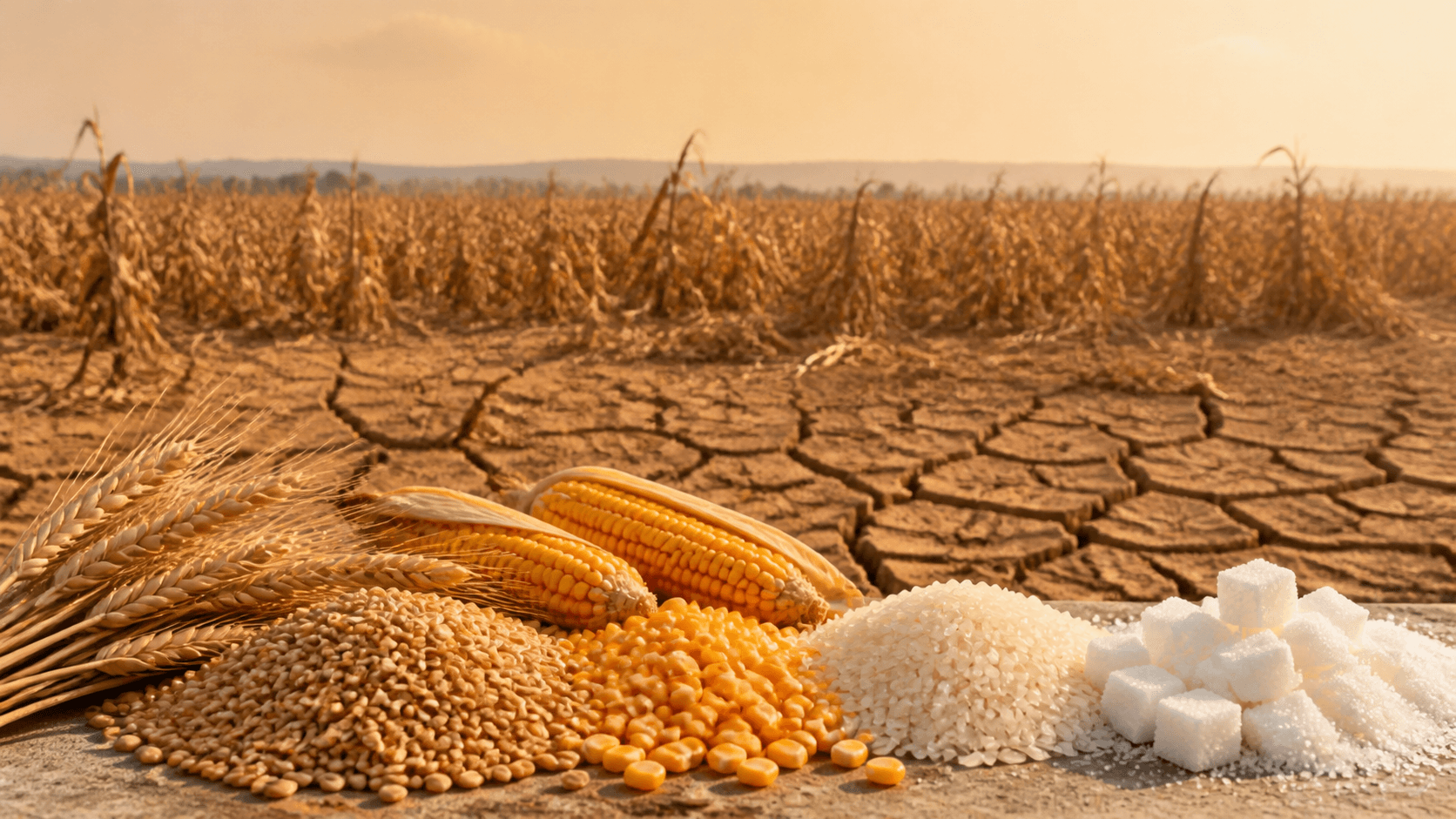 Alta nos preços das commodities alimentícias afeta mercado global