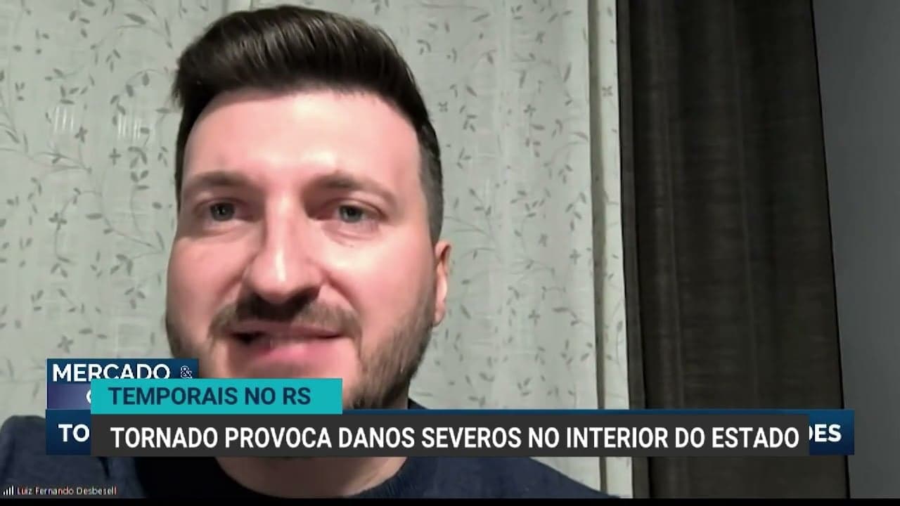 Rio Grande do Sul emite alerta vermelho após tornado devastador