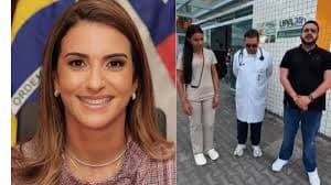 Deputada Roberta Roma tem emergência médica durante campanha na Bahia