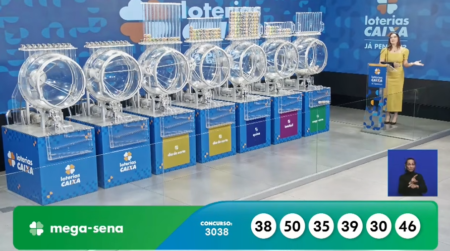 Resultado da Mega-Sena 3038 hoje (30/07): confira as dezenas sorteadas; prêmio acumula para R$ 100 milhões