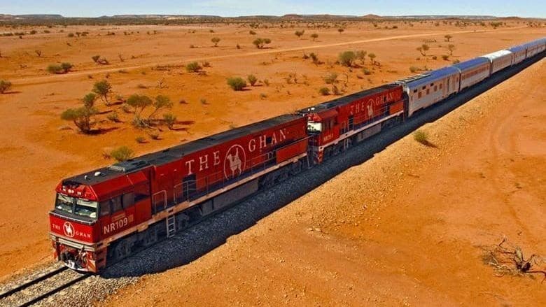 Luxuosa expedição de trem na Austrália dura três noites