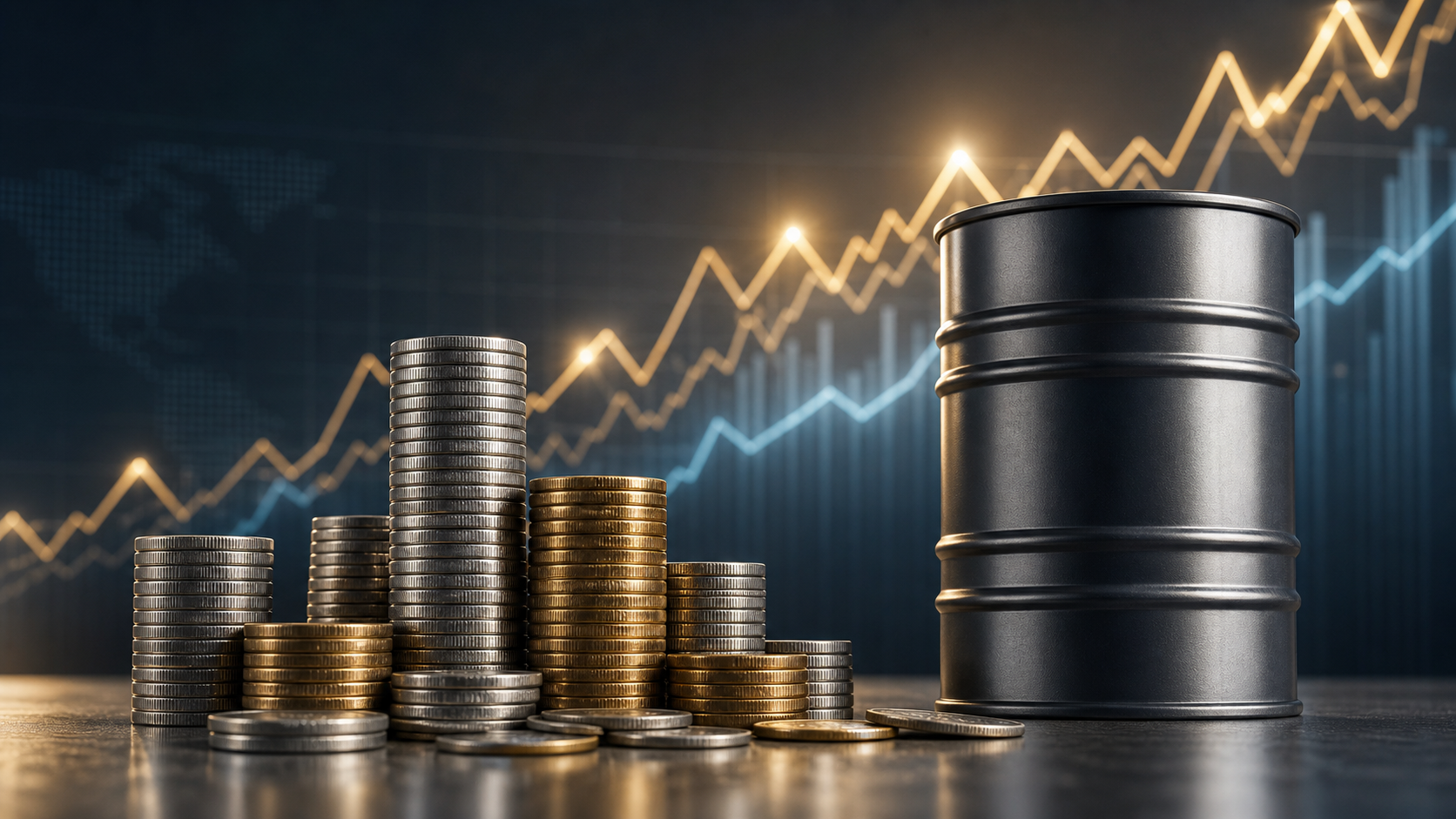 Dólar alta impacta mercado por tensões geopolíticas e petróleo caro