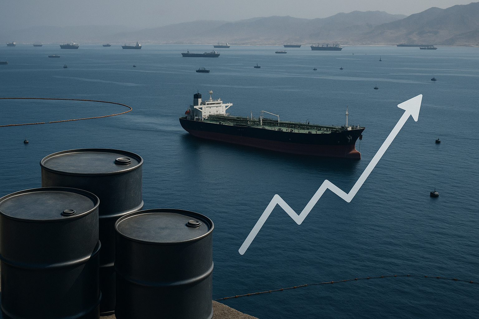 Petróleo atinge alta significativa em meio a tensões no Oriente Médio