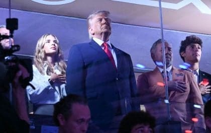 Trump é vaiado em evento da NBA em Nova York