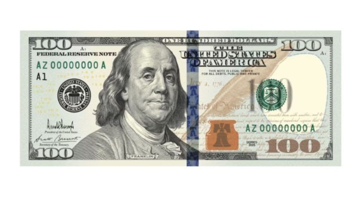 Trump ganha assinatura em cédula de US$ 100, diz Tesouro dos EUA