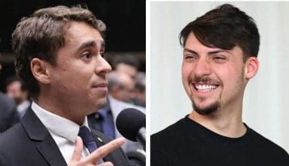 Nikolas Ferreira zomba de Jair Renan Bolsonaro em rede social