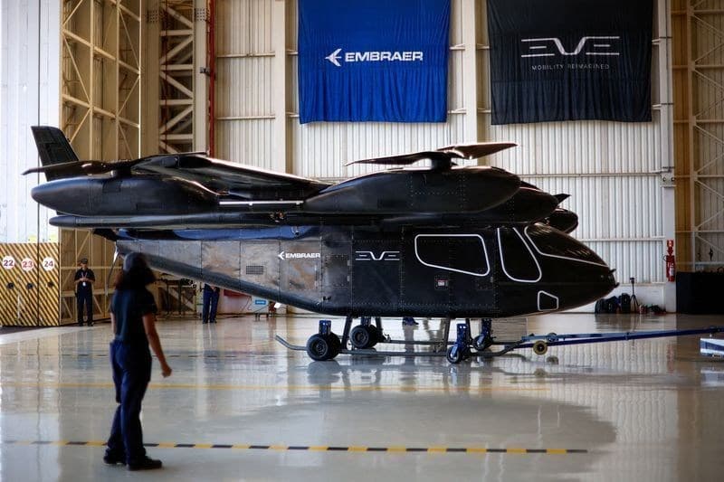 Eve Air Mobility avança em testes de eVTOL com voo histórico