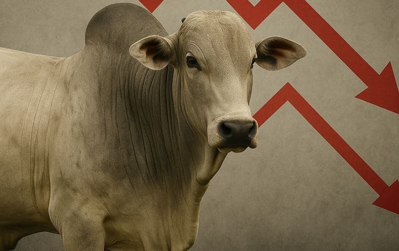 Queda nos preços do boi gordo marca comércio desta quinta-feira