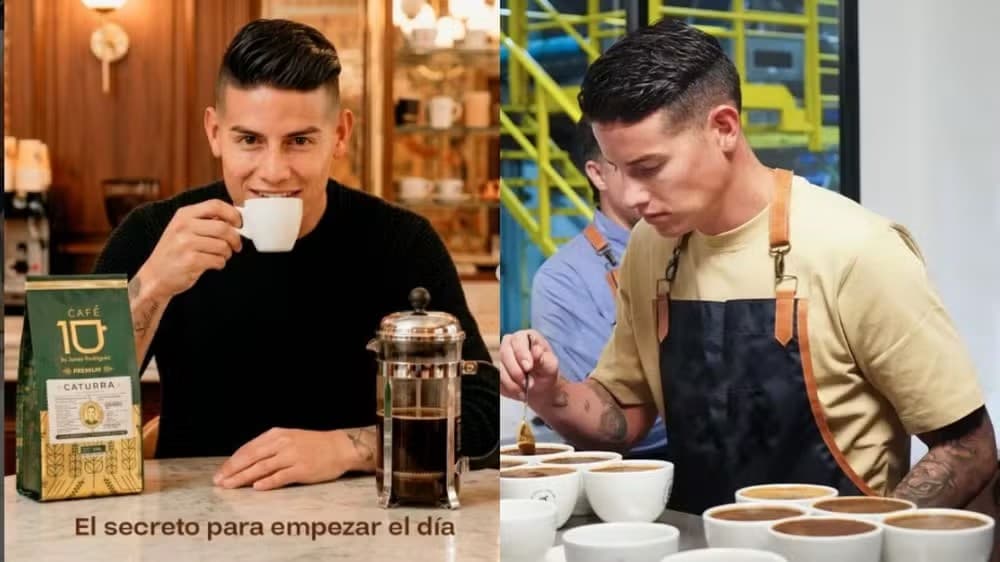 James Rodríguez lança café especial para Copa do Mundo 2026