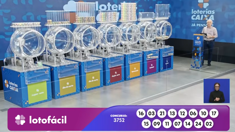Lotofácil 3752 hoje (04/08): confira as 15 dezenas sorteadas