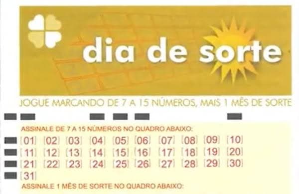Resultado do Dia de Sorte 1273: confira os números sorteados