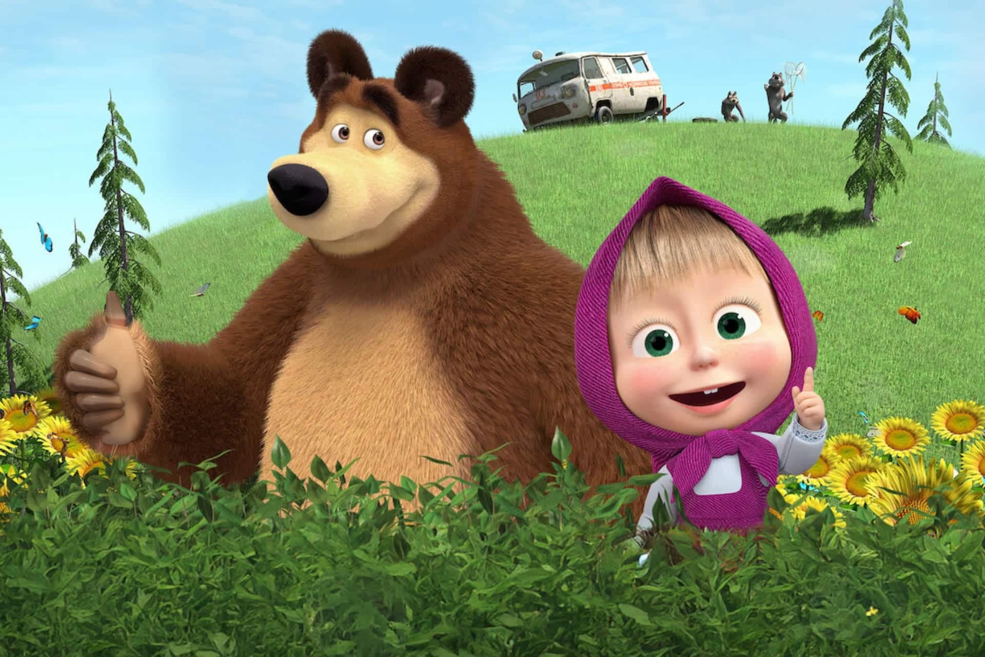 Ucrânia impõe sanções a Masha e o Urso por propaganda russa