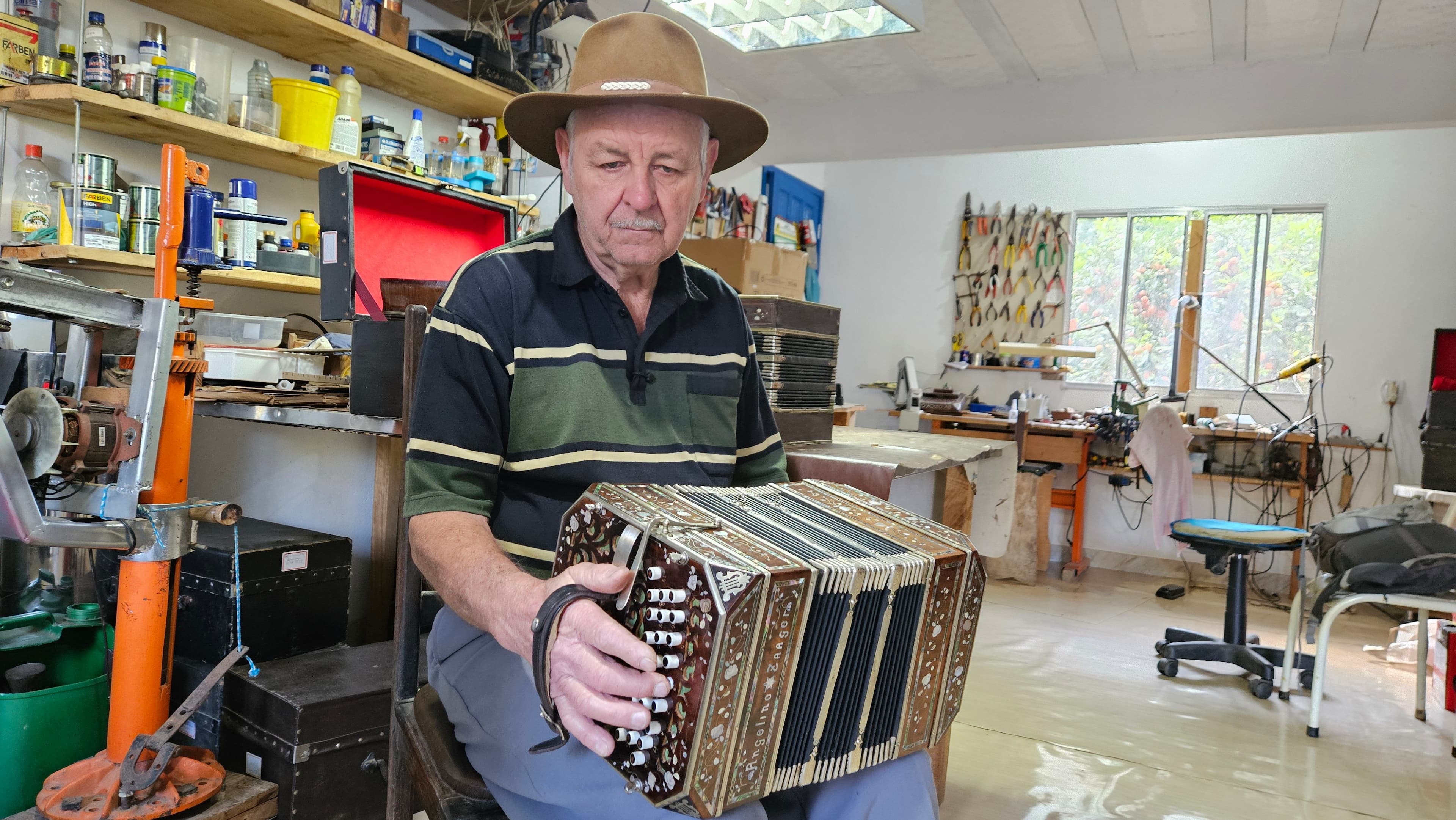 Concertina preserva herança pomerana no Espírito Santo