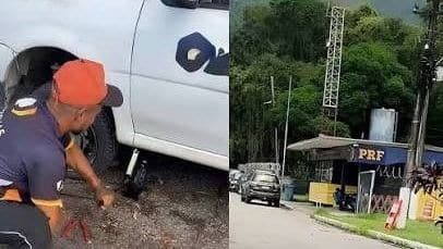 Motorista é multado ao solicitar macaco na rodovia no RJ