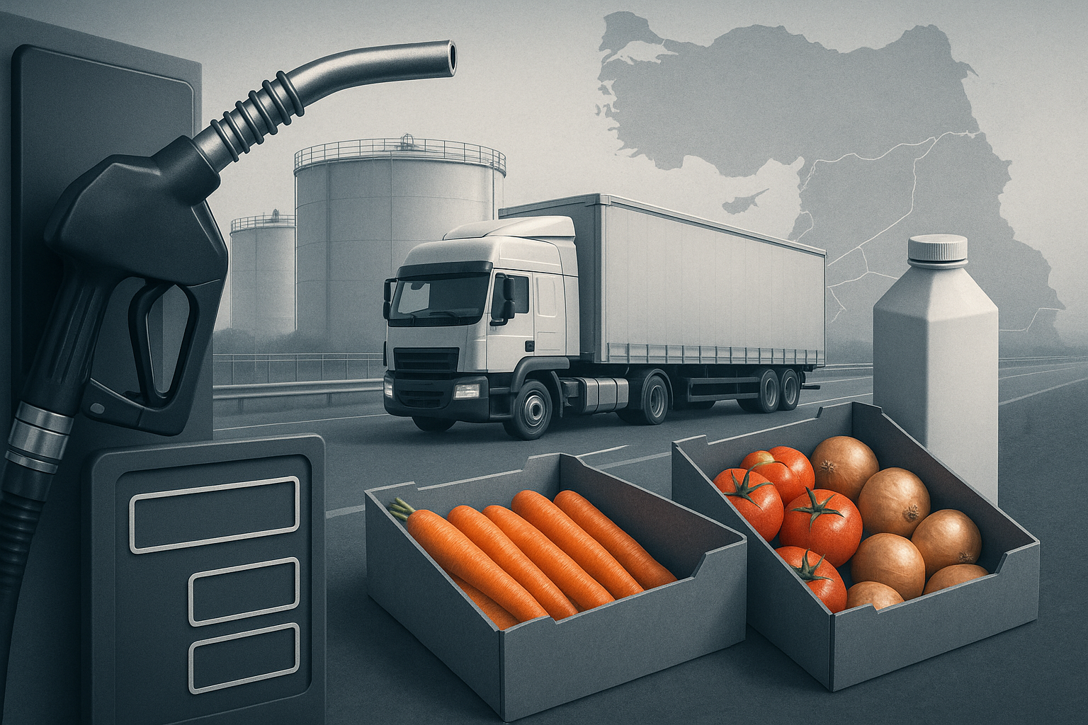 Aumento nos combustíveis eleva preços de alimentos no Brasil